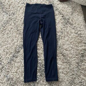 Athleta Ultimate Stash Pocket 7/8 Tight Navy Blue Women's XS Athletic Leggings